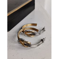 Vintage hoops med knude