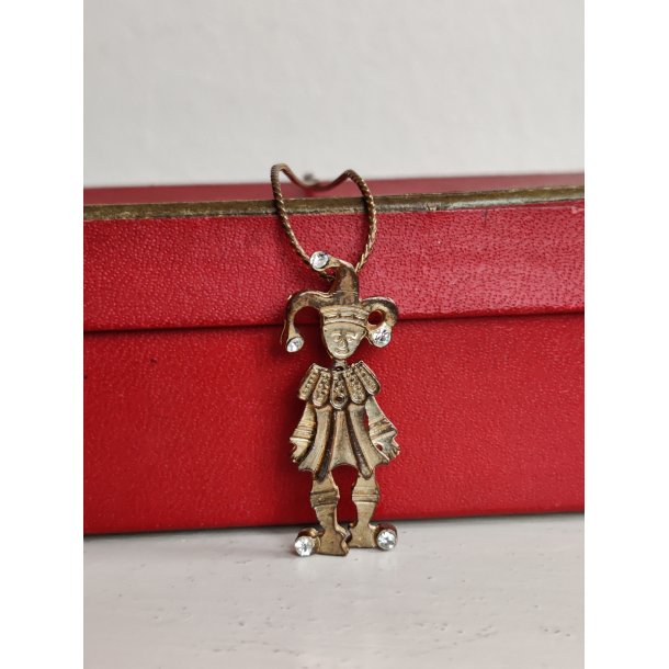 Vintage halsk�de med bev�gelig nar