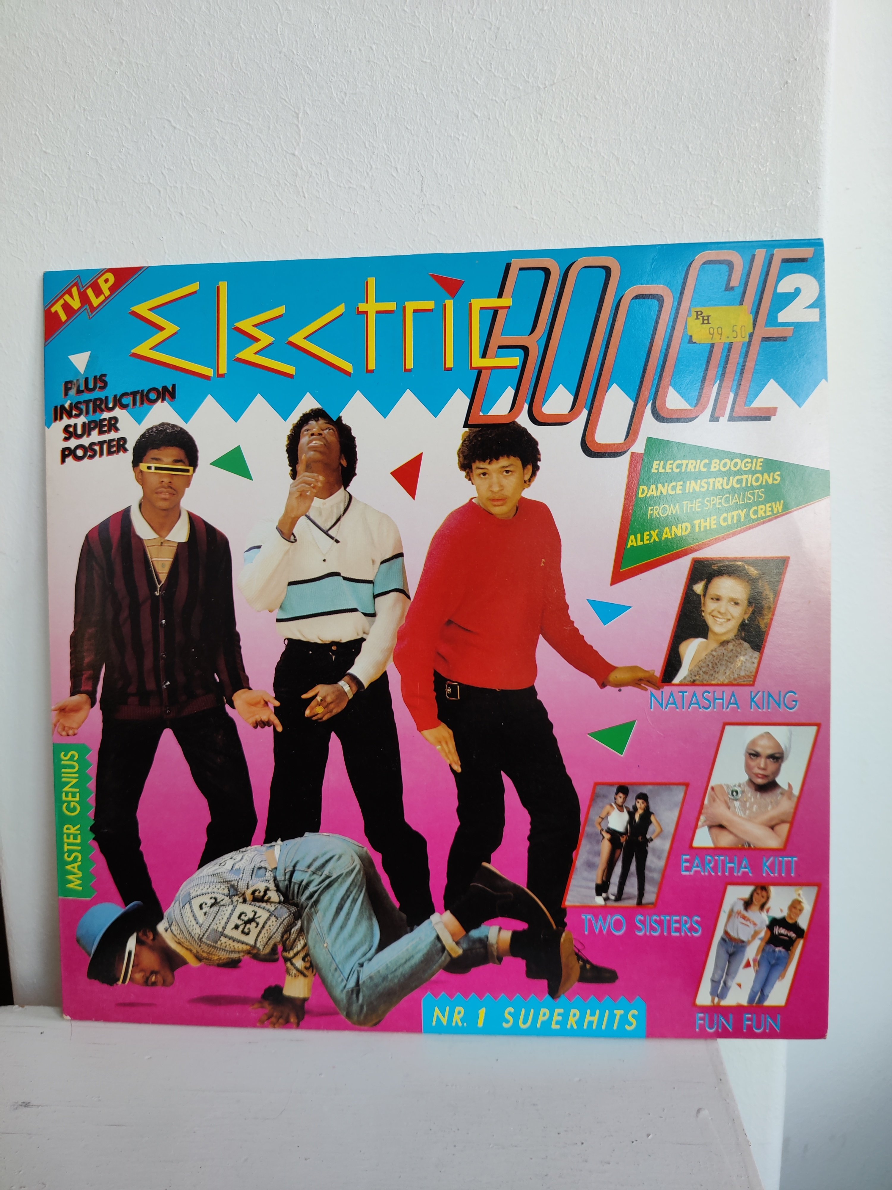 Electric Boogie LP m. legendarisk plakat med dansetrin