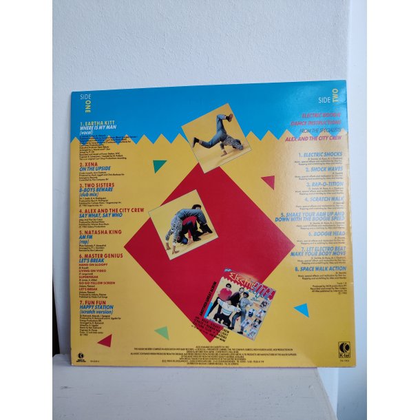 Electric Boogie LP m. legendarisk plakat med dansetrin