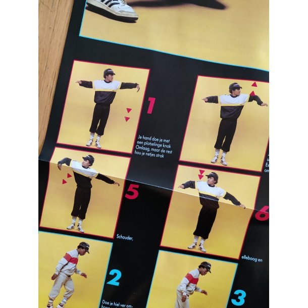 Electric Boogie LP m. legendarisk plakat med dansetrin