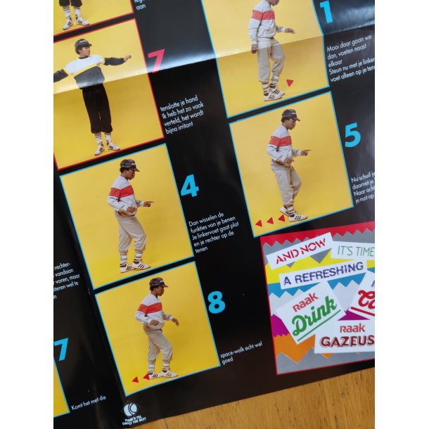 Electric Boogie LP m. legendarisk plakat med dansetrin