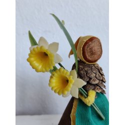 2 s�de retro p�skepiger, koglefigurer