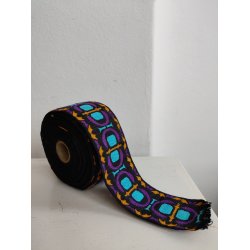 Vintage broderet kanteb�nd 1960'erne