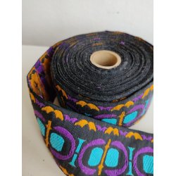 Vintage broderet kanteb�nd 1960'erne