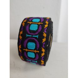 Vintage broderet kanteb�nd 1960'erne