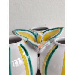 Tredelt kuglevase i keramik, Herne Danmark