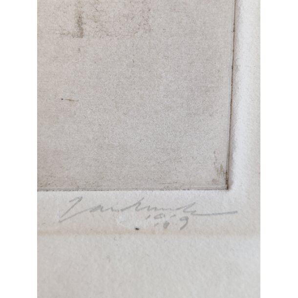 H�nder og ansigter, originaltryk 1969, svensk kunstner