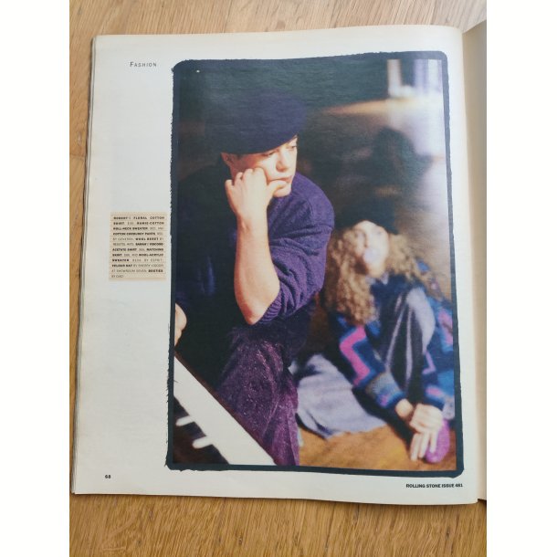 Rolling Stone Magazine august 1986: Boy George, Robert Downey Jr., Sarah Jessica Parker mfl.