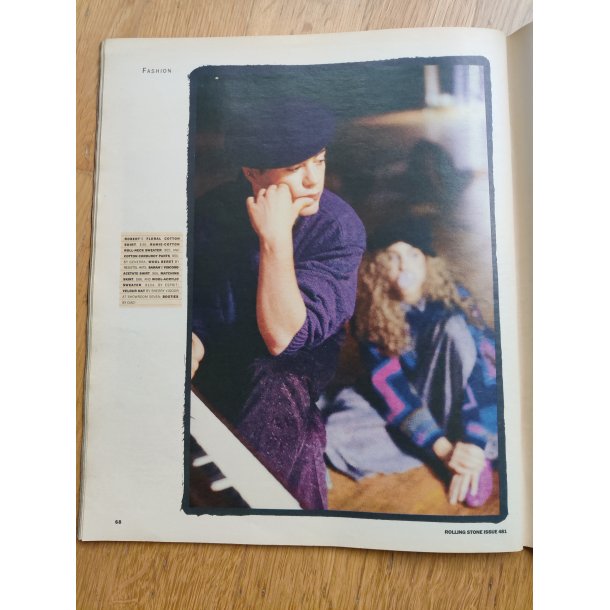 Rolling Stone Magazine august 1986: Boy George, Robert Downey Jr., Sarah Jessica Parker mfl.