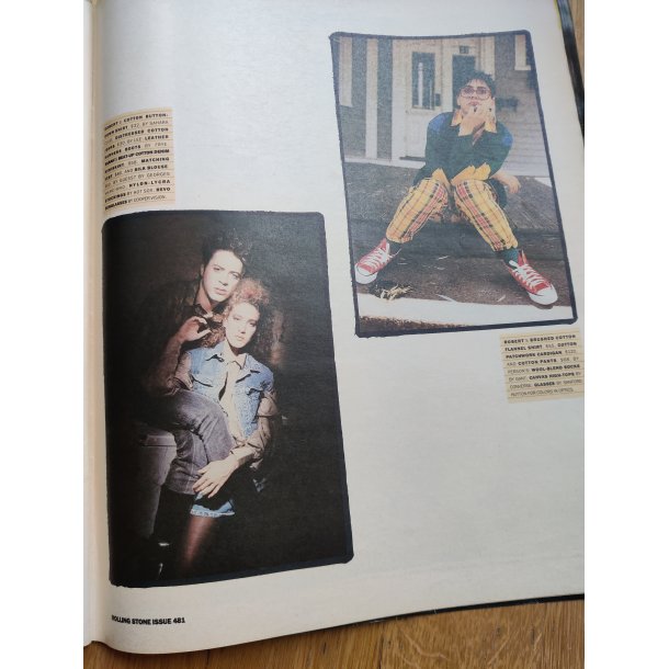 Rolling Stone Magazine august 1986: Boy George, Robert Downey Jr., Sarah Jessica Parker mfl.