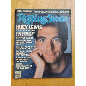 Rolling Stone Magazine november 1986: Huey Lewis, George Michael mfl