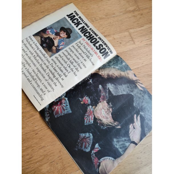 Rolling Stone Magazine august 1986: Jack Nicholson