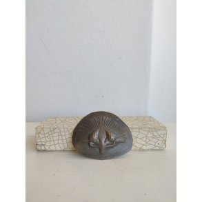 Smuk gammel svensk broche i bronze. Sk�nvirke / jugendstil