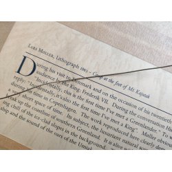 Lars M�ller: Kajutaks Fjeld i Godthaabs Fjord, 1863