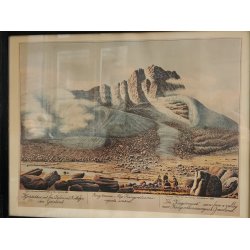 Lars M�ller: Hjortetakken seet fra Dalen ved Kobberfjorden Gr�nland, 1863