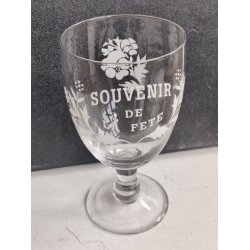 Fransk vinglas "Souvenir de la Fete"