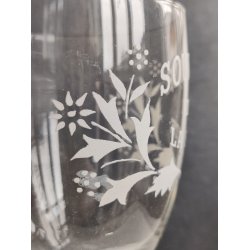 Fransk vinglas "Souvenir de la Fete"