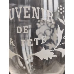 Fransk vinglas "Souvenir de la Fete"
