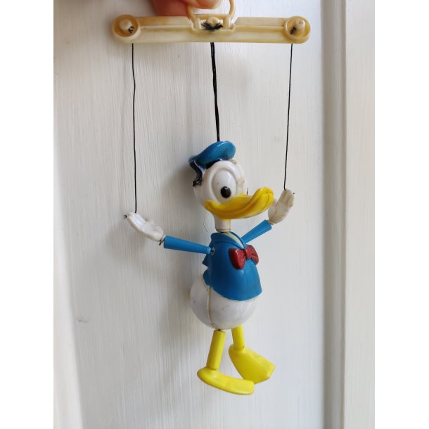 Vintage Anders And marionet, 1970erne