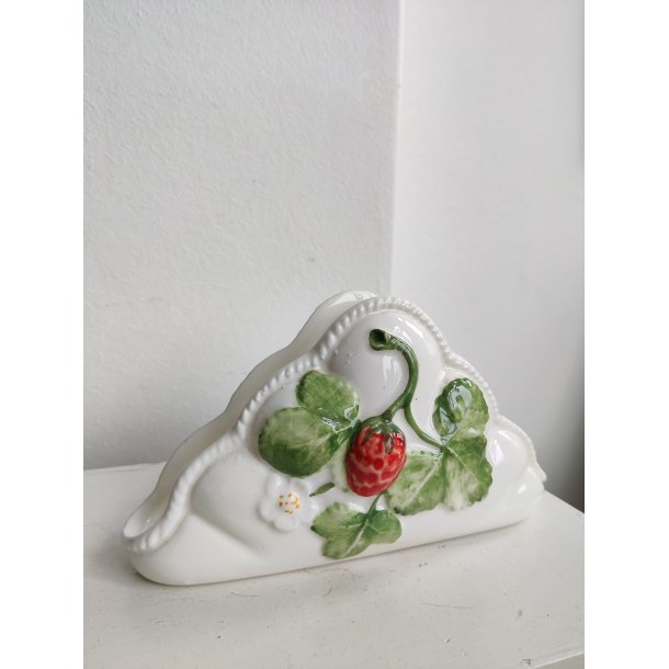 Sommerlig servietholder i italiensk fajance