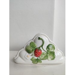 Sommerlig servietholder i italiensk fajance