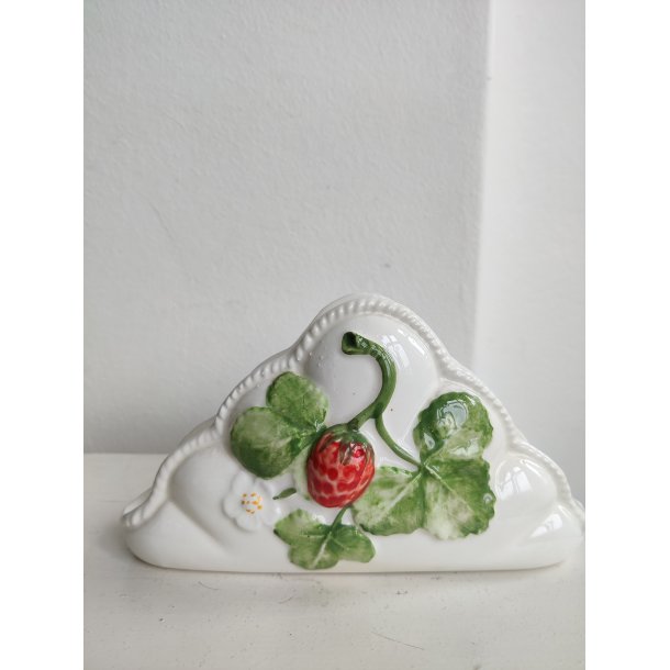 Sommerlig servietholder i italiensk fajance