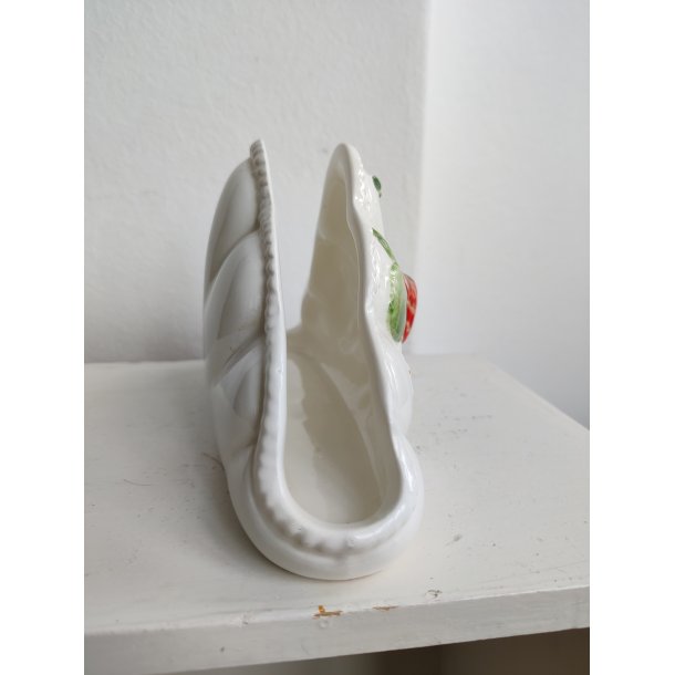 Sommerlig servietholder i italiensk fajance