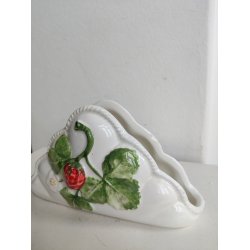 Sommerlig servietholder i italiensk fajance