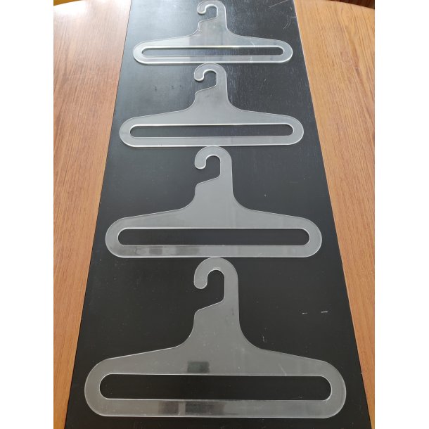 6 stk Ingo Maurer M Design transparente b�jler