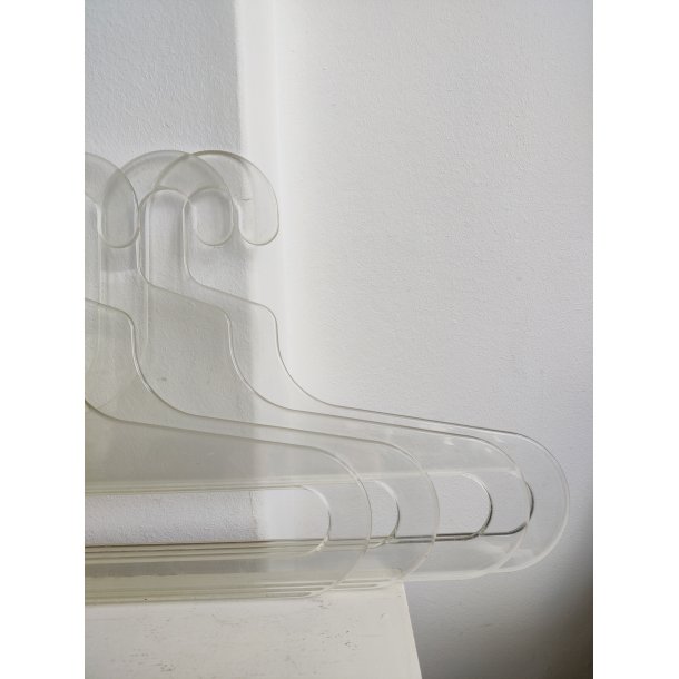 6 stk Ingo Maurer M Design transparente b�jler