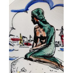 Trekantet platte med den lille havfrue: Danmark