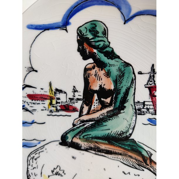 Trekantet platte med den lille havfrue: Danmark