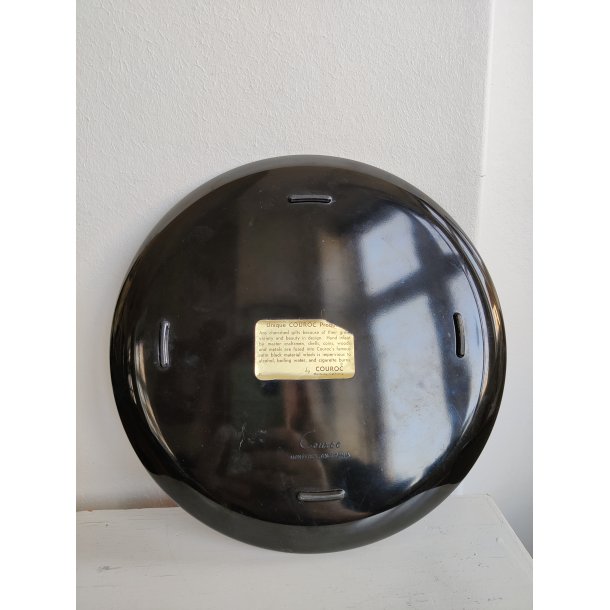 Couroc drinks-bakke fra 1950'erne, indlagt tr� og messing