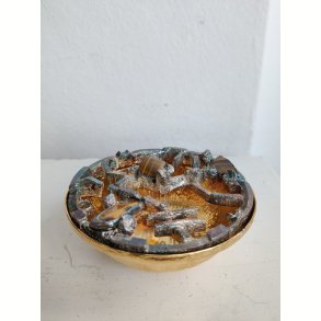 Modernistisk potpourrisk�l, 1960-1970, fors�lvet med tiger�je