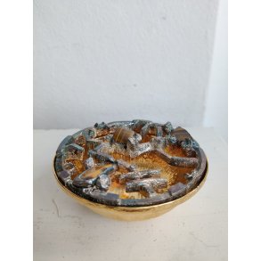 Modernistisk potpourrisk�l, 1960-1970, fors�lvet med tiger�je