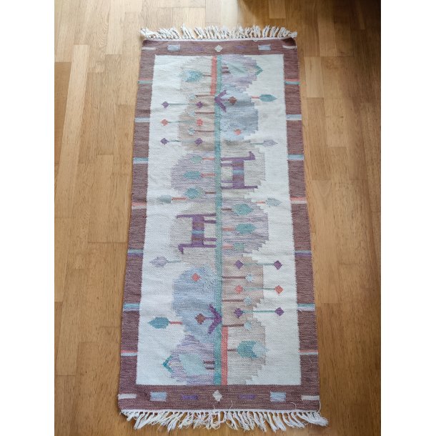 Gulvt�ppe i pastelfarver 150 x 65 cm