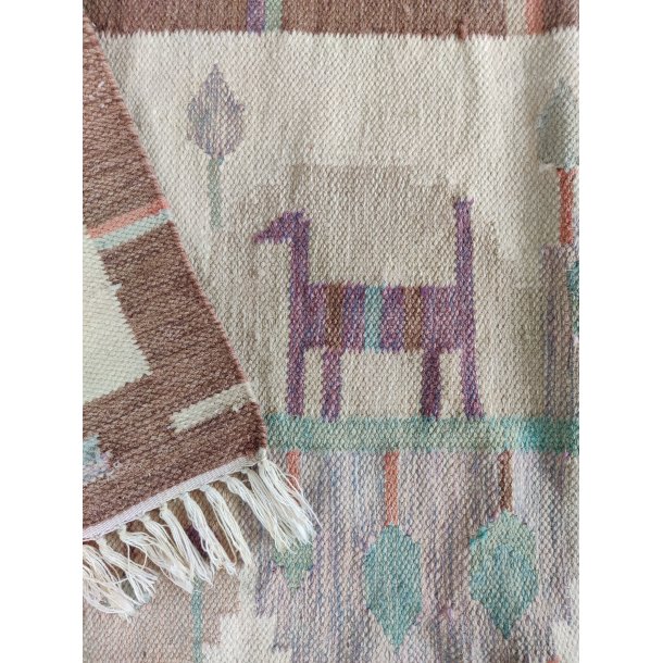 Gulvt�ppe i pastelfarver 150 x 65 cm