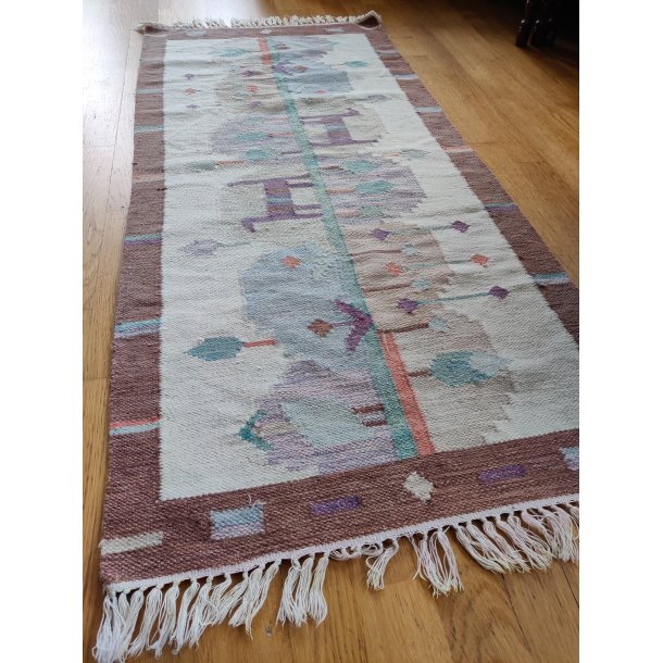 Gulvt�ppe i pastelfarver 150 x 65 cm