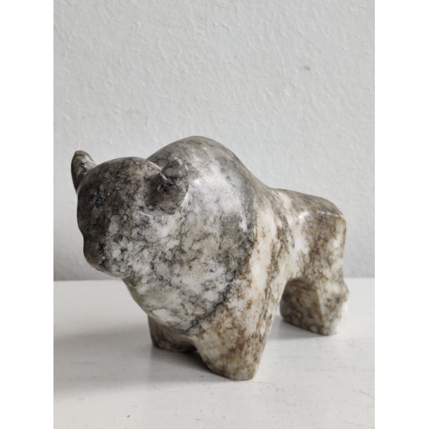 Stenfigur af moskus eller bison, Gr�nland/Canada/Sverige