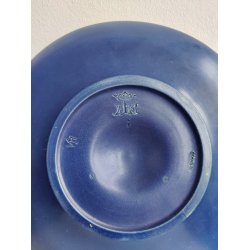 Stort, bl�t keramikfad med de 12 stjernetegn, Ipsens Enke