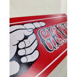 Toiletskilt fra 1970'erne "Gents"