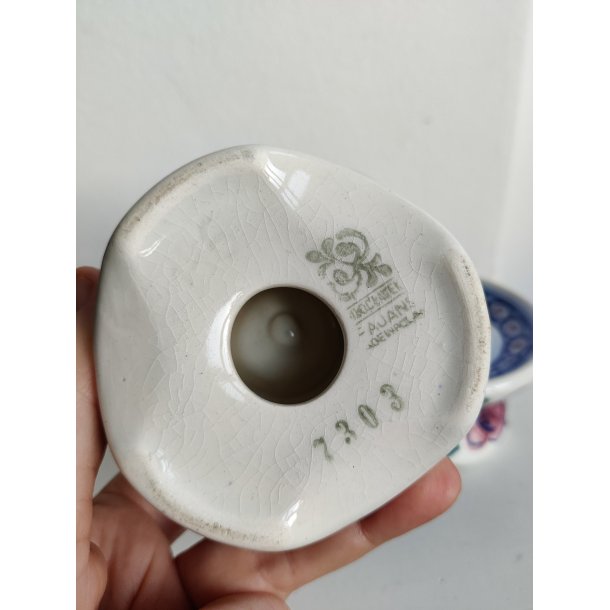 Smukke fajance lysestager til kronelys