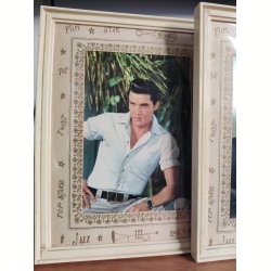 4 x Elvis indrammede idolbilleder fra start 1960'erne