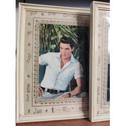 4 x Elvis indrammede idolbilleder fra start 1960'erne