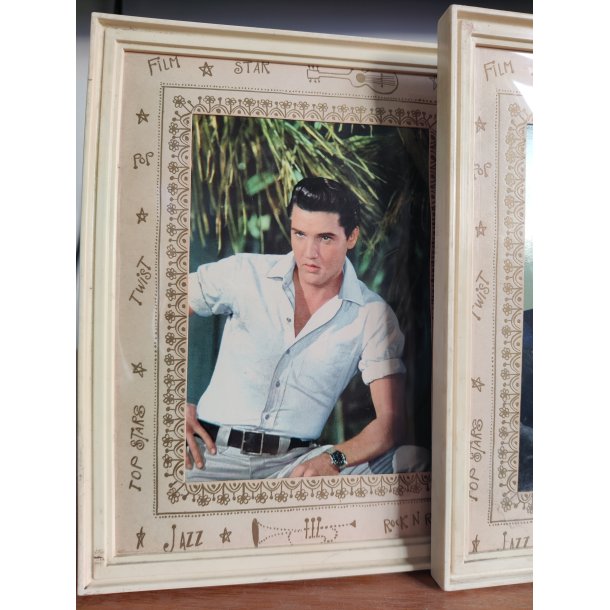 4 x Elvis indrammede idolbilleder fra start 1960'erne