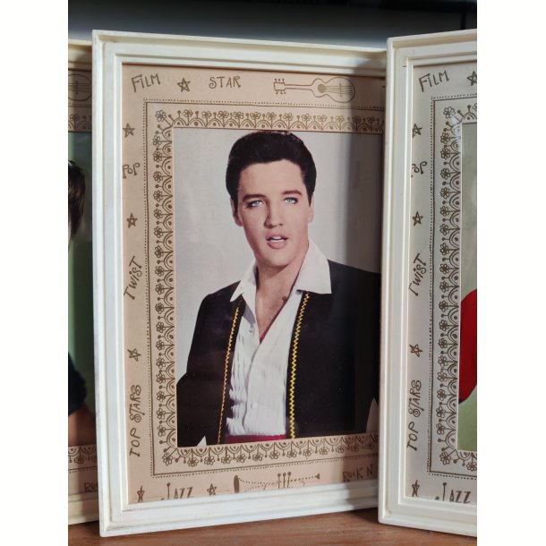 4 x Elvis indrammede idolbilleder fra start 1960'erne