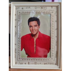 4 x Elvis indrammede idolbilleder fra start 1960'erne