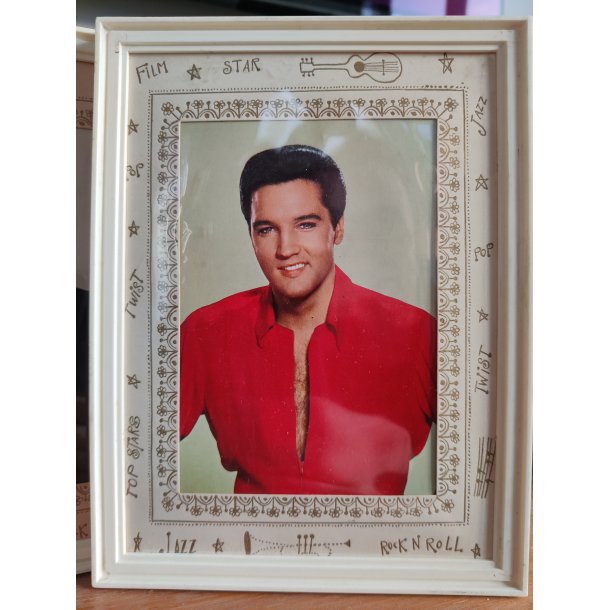 4 x Elvis indrammede idolbilleder fra start 1960'erne