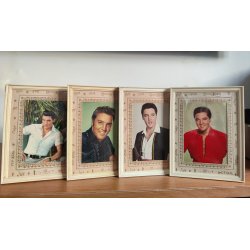 4 x Elvis indrammede idolbilleder fra start 1960'erne